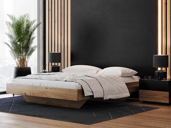 AMI bútorok Bergamo lebegő ágy 120x200cm tölgy