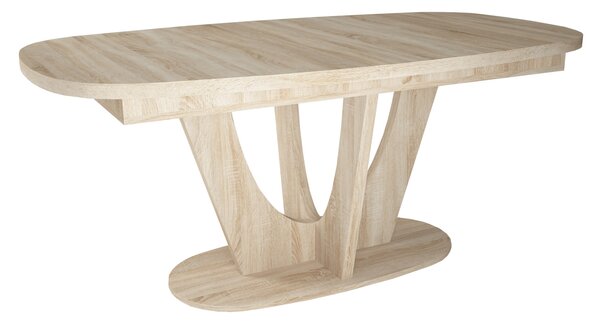 Max 170 cm-es bővíthető asztal sonoma