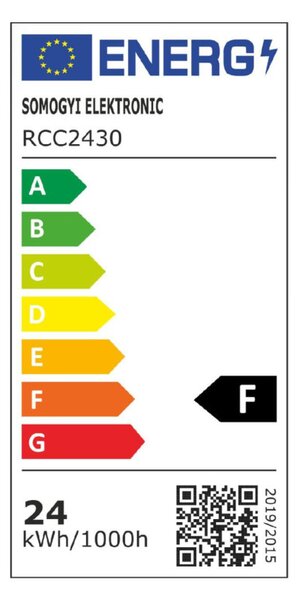 HOME RCC2430 LED-es fali/mennyezeti lámpa, 2500 lumen, 24 W, 3 választható színhőmérséklet, beltéri kivitel, fehér