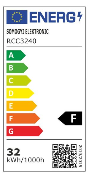 HOME RCC3240 LED-es fali/mennyezeti lámpa, 3400 lumen, választható színhőmérséklet, beltéri kivitel, fehér