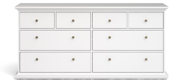 Fehér alacsony komód 183x87 cm Paris – Tvilum