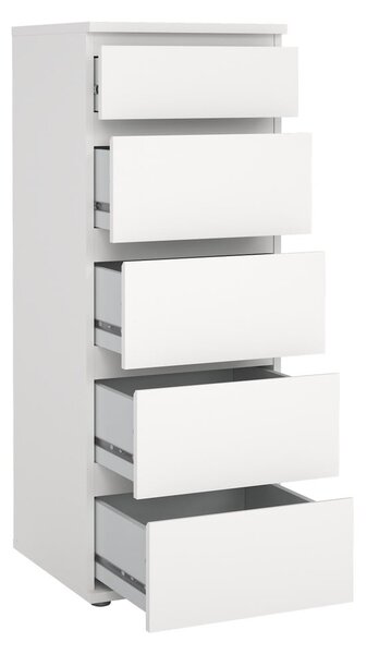 Fehér magas komód 40x107 cm Nova – Tvilum