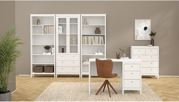 Fehér magas komód 82x99 cm Madrid – Tvilum
