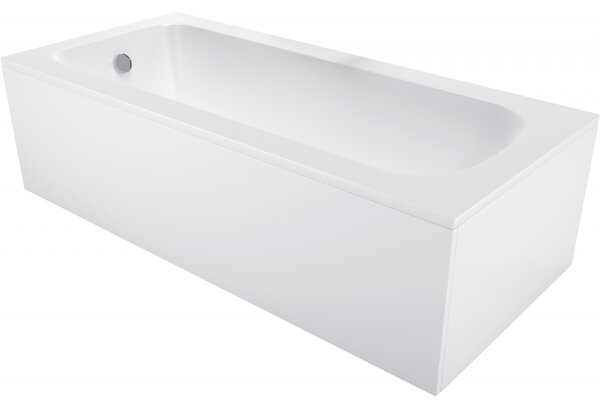Mexen Vega téglalap alakú 120 x 70 cm-es kád burkolattal, fehér - 55011207000X