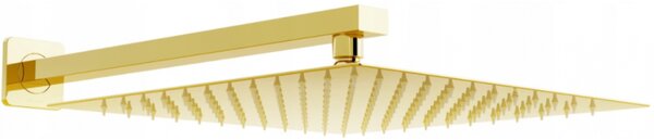 Mexen Slim esőfej 25 x 25 cm zuhanykarral 40 cm, arany, 79125112-50