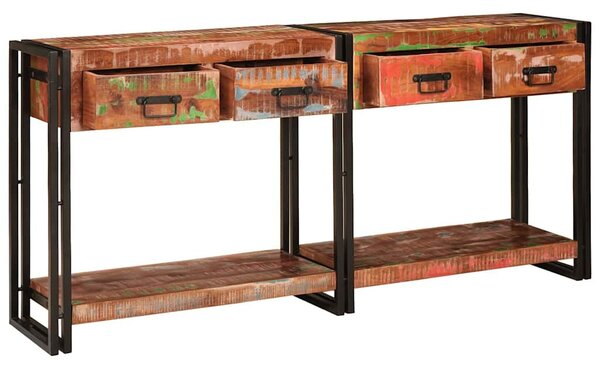 Konzolasztalok 2 db Sokszínű 161 x 33 x 75 cm