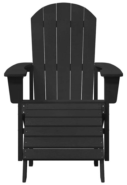Adirondack szék Fekete HDPE