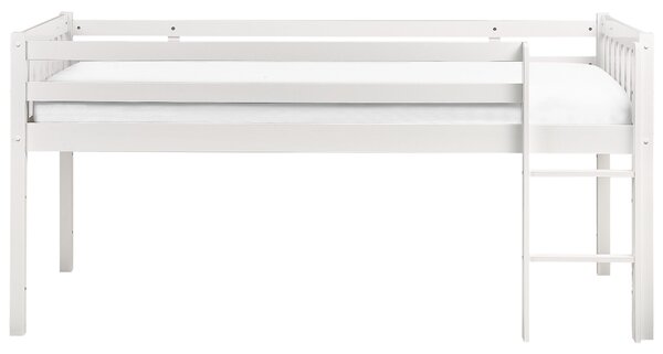 Magasított ágy Keményfa PEIPIN 90 x 200 cm Fehér