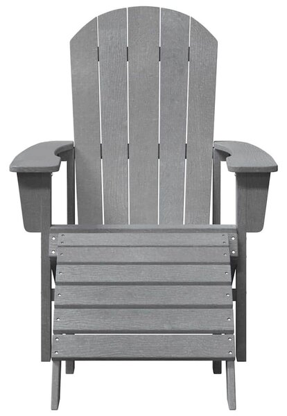 Adirondack szék Világosszürke HDPE