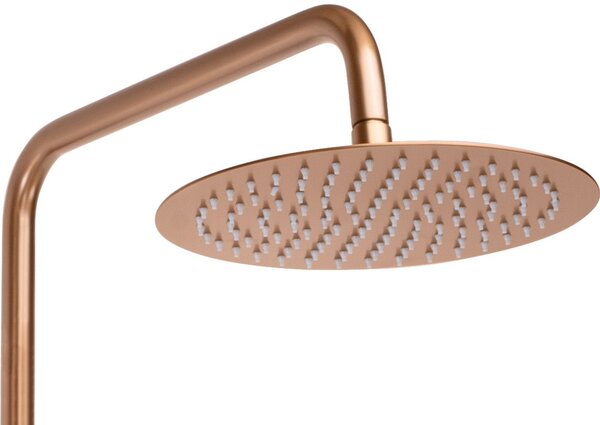 Rea Lungo, zuhanygarnitúra termosztatikus csapteleppel, rézmatt, REA-P8807