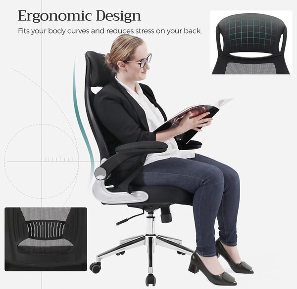 Irodai szék, ergonómikus hálós forgószék