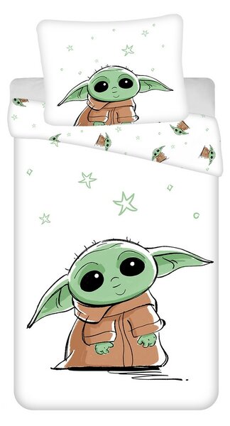Jerry Fabrics Star Wars Baby pamut ágyneműhuzat, 140 x 200 cm, 70 x 90 cm