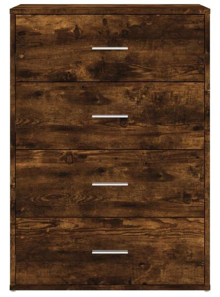 VidaXL Komód - Füstös Tölgy - 5 Fiók - 60x31x84 cm
