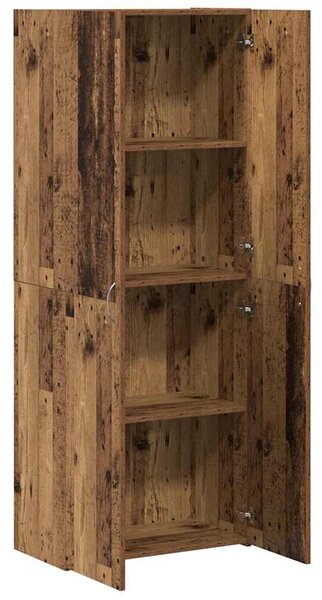 Irodai szekrény Antik Fa 60 x 32 x 152,5 cm Szerelt Fa