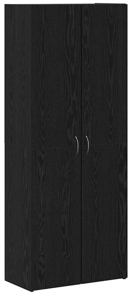 Irodai szekrény Fekete tölgy 60 x 32 x 152,5 cm Szerelt Fa
