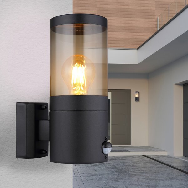 XELOO kültéri lámpa, 1xE27, 24,5 cm, matt fekete