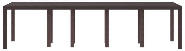 Kerti Asztal Barna 300 x 100 x 73 cm polirattan