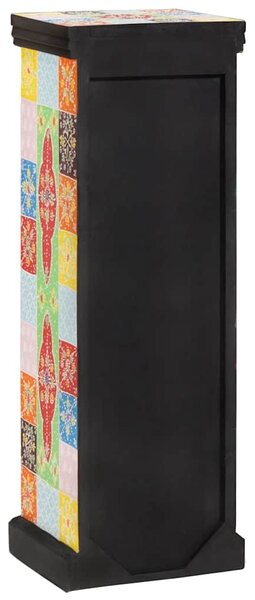 Fiókos szekrény ajtóval Sokszínű 30 x 30 x 90 cm Tömör Mangófát