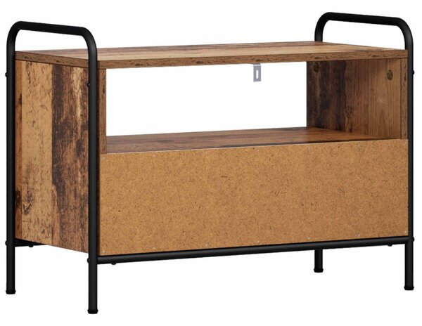 TV szekrény 67,5 x 33 x 50 cm Antik Fa Szerelt Fa