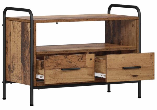 TV szekrény 67,5 x 33 x 50 cm Antik Fa Szerelt Fa