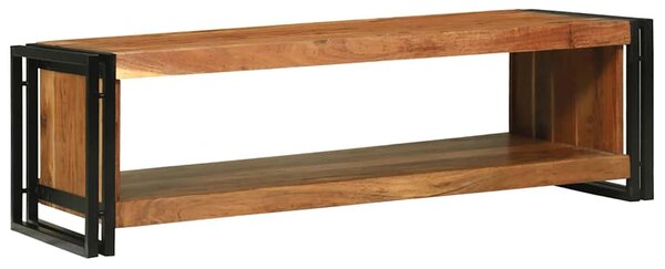 Dohányzóasztal Barna 120 x 50 x 38 cm Tömör Akácfa