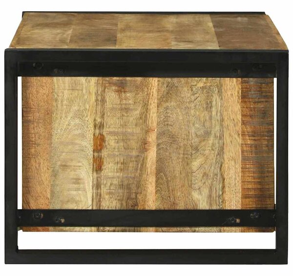 Dohányzóasztal Barna 90 x 50 x 38 cm Tömör Mangófát