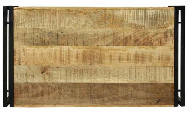 Dohányzóasztal Barna 90 x 50 x 38 cm Tömör Mangófát