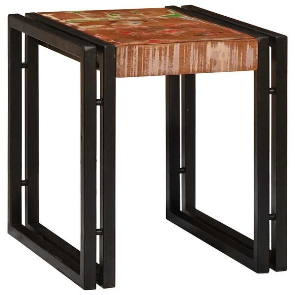 Fészekasztal 3 db Barna és fekete 82 x 40 x 45 cm