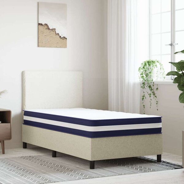 VidaXL közepes keménységű egyszemélyes zsebrugós matrac 90 x 190 cm