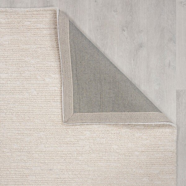 Elefántcsont színű kézi szövésű gyapjú szőnyeg 120x170 cm Harris Boucle – Flair Rugs
