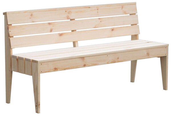 ROJAPLAST Fenyőfa Kerti Pad - Natúr - 150x50 cm