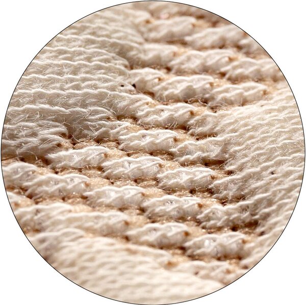 Topper Saltea Super Ortopedic, 6.5 cm, Bio Bumbac, 100 x 190 cm