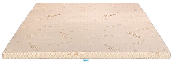Topper Saltea Super Ortopedic, 6.5 cm, Bio Bumbac, 100 x 190 cm