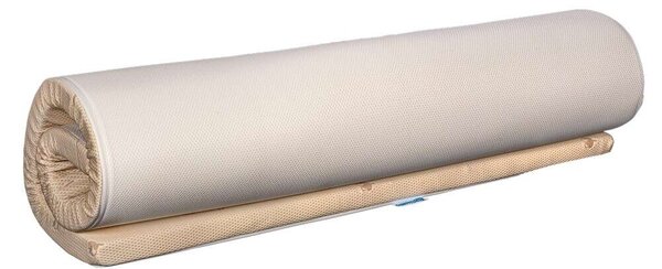 Topper Saltea Super Ortopedic, 6.5 cm, Bio Bumbac, 100 x 190 cm