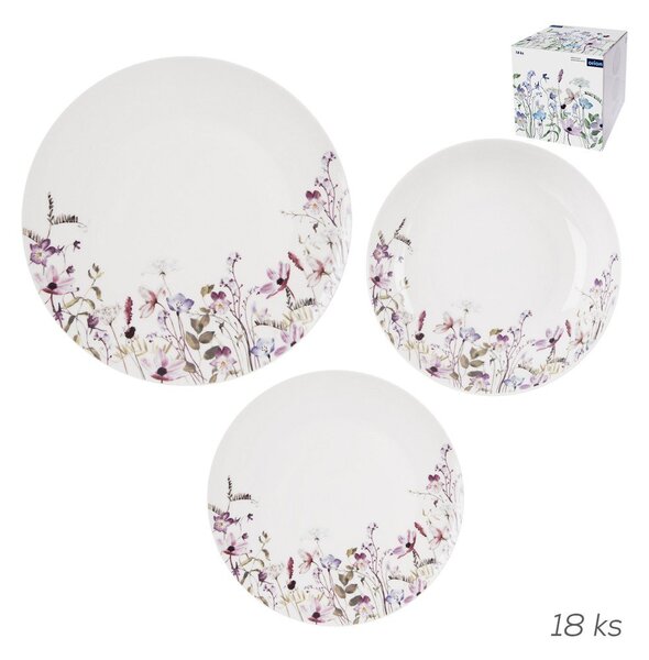 Porcelán étkészlet 18 db-os Louka – Orion