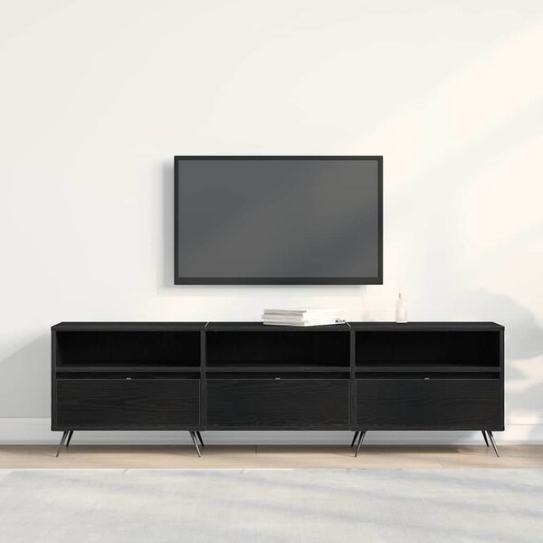 TV szekrény 150 x 30 x 44,5 cm Musta tammi Szerelt fa
