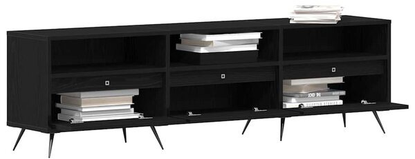 TV szekrény 150 x 30 x 44,5 cm Musta tammi Szerelt fa