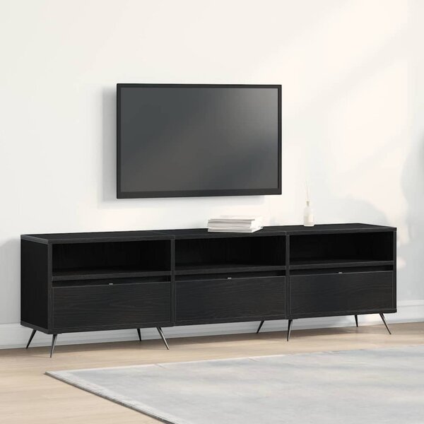 TV szekrény 150 x 30 x 44,5 cm Musta tammi Szerelt fa