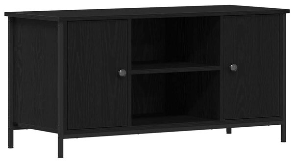 TV szekrény 100 x 40 x 50 cm Musta tammi Szerelt fa