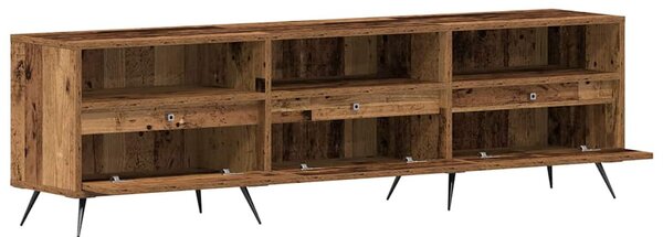 TV szekrény 150 x 30 x 44,5 cm Régi fa Szerelt fa
