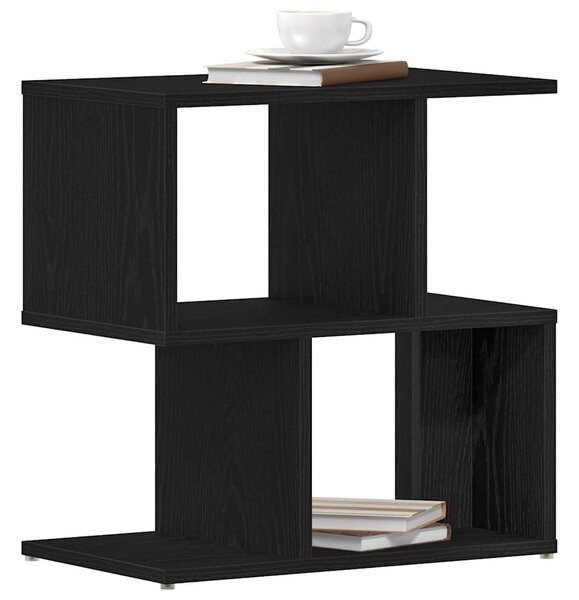Éjjeliszekrény 2 db Fekete tölgy 50 x 30 x 51,5 cm Szerelt Fa