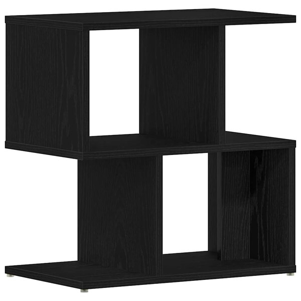 Éjjeliszekrény 2 db Fekete tölgy 50 x 30 x 51,5 cm Szerelt Fa