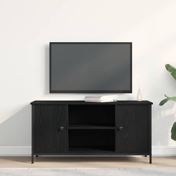 TV szekrény 100 x 40 x 50 cm Musta tammi Szerelt fa