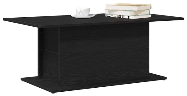 Dohányzóasztal Fekete tölgy 102 x 55,5 x 40 cm Szerelt Fa