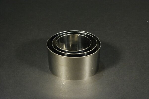 Ételformázó kiszúró gyűrű szett 3db 8-10-12 cm