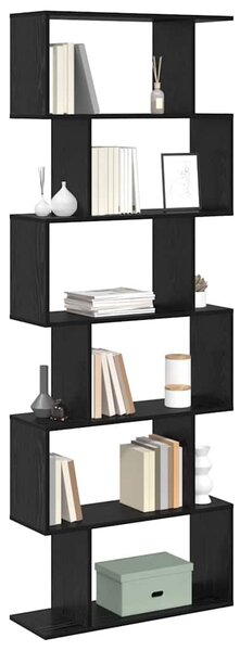 Könyvespolc 6 szintes 70 x 24 x 193,5 cm Szerelt Fa