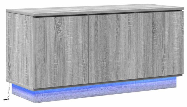 TV szekrény 100 x 38 x 49 cm Szürke Sonoma Szerelt Fa