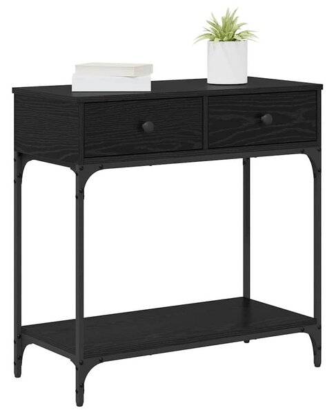 Konzolasztal Musta tammi 75 x 34,5 x 75 cm Szerelt fa