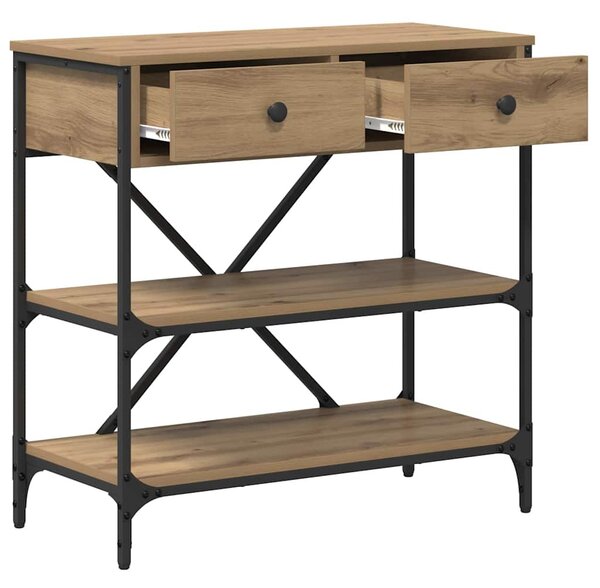 Konzolasztal Barna 75 x 34,5 x 75 cm faszínű