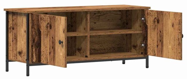 TV szekrény 100 x 35 x 45 cm Öreg fa Szerelt Fa